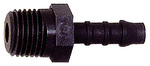 Straight screw-in supports, M5 o., for hose I.D. 3 mm, PA 6