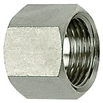 Hexagonal coupling nut, G 1/4, for sleeve size I.D. 9