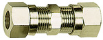 Straight fitting, Pipe exterior Ø 10 mm, nickel-plated brass