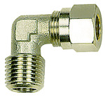 Angled screw-in fitting, R 1/8 o., Pipe exterior Ø 4 mm