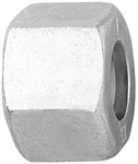 Coupling nut, M8x1, Pipe exterior Ø 4 mm, galvanised steel