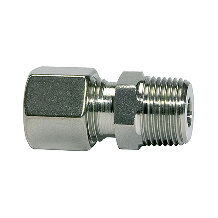 Straight screw-in fitting, R 1/2, Pipe exterior Ø 18