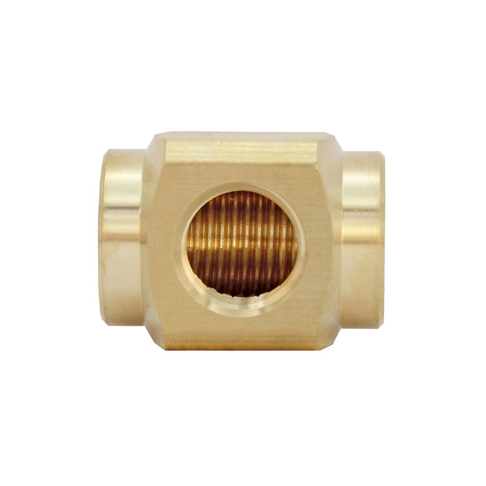 T-distributor, G 1/8, AF 16, Brass