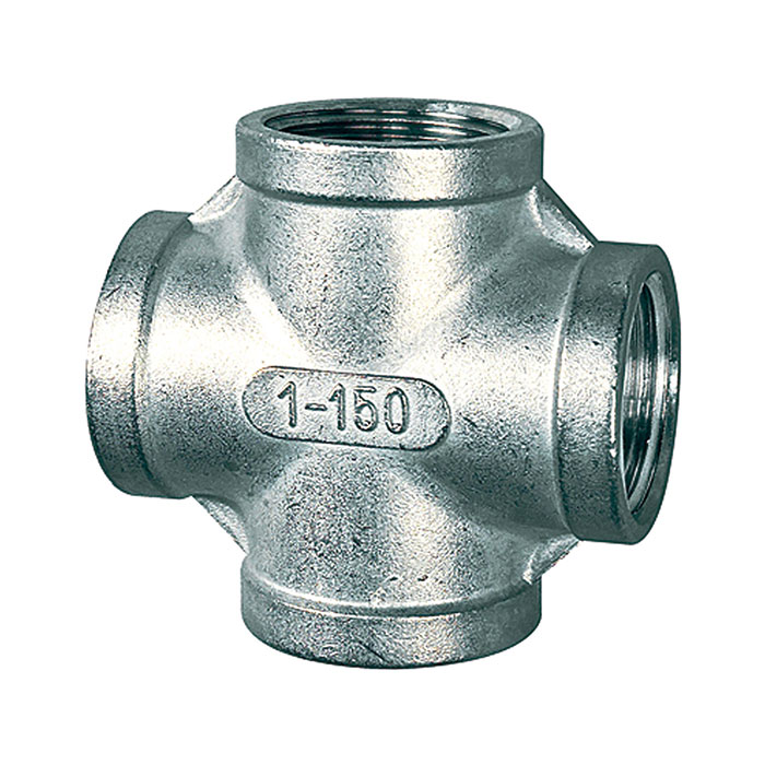 Cross-distributor, 4 x IT, Rp 1/2, Stainless steel 1.4408