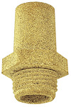 Sintered bronze silencer, Hexagonal, G 1/8, AF 13