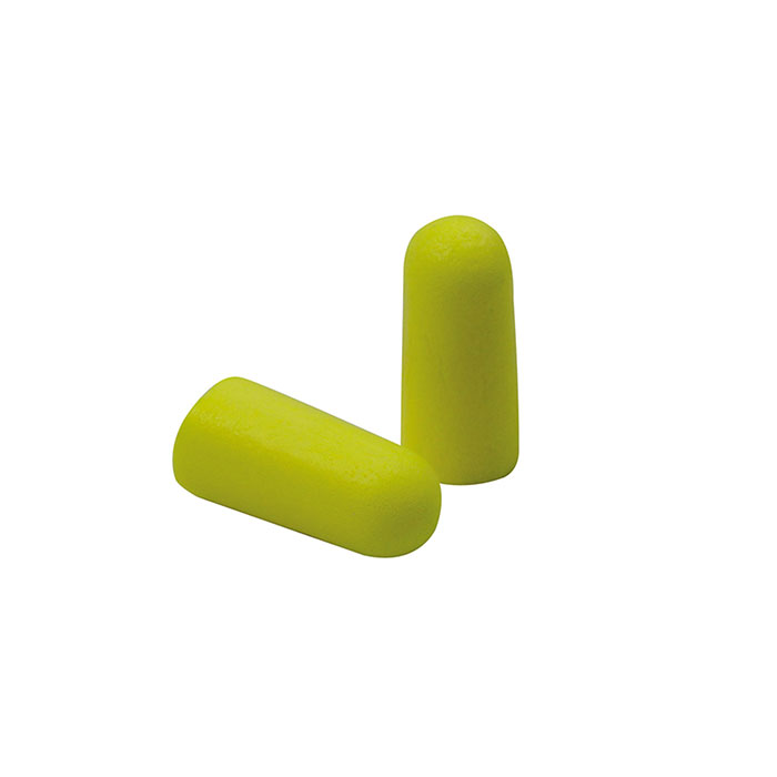 Hearing protection plugs, 250 pairs, Polyurethane foam