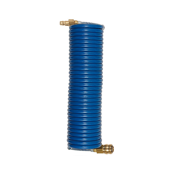 Spiral hose coupling set, Nylon, Hose Ø 11.8x9.5, 2.5 m