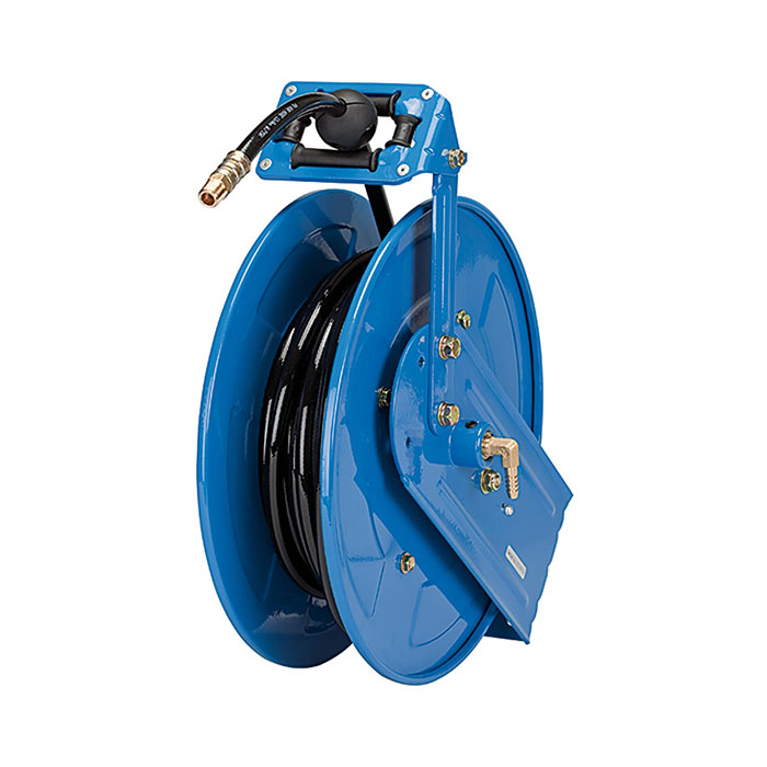 Hose reel for compressed air / water, PU hose ø 10x6.5, 10 m