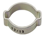 2-Ohr-Schl.klemme, Stahl glanzver. (W1), Spannbe. 5-7 mm, 6,0 mm (1 Pack = 10 Stk.)