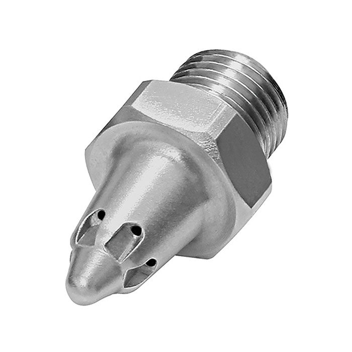 Low noise round nozzle, M12x1.25, Nozzles-exterior Ø 11 mm