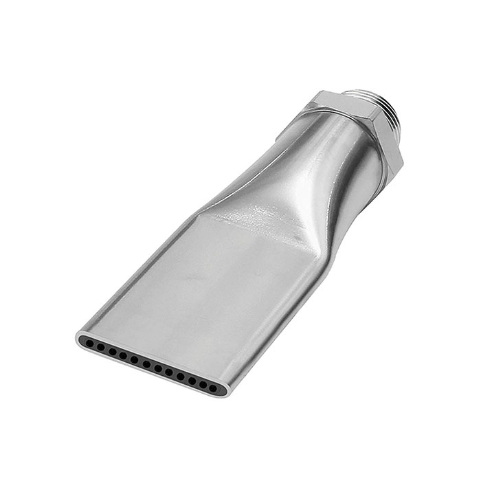 Low noise flat nozzle, M12x1.25, Nozzle width 29 mm