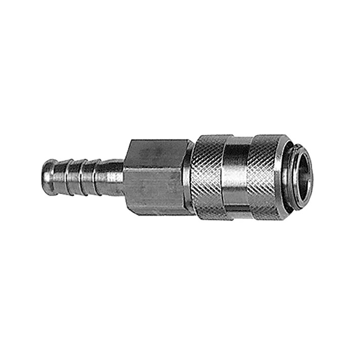 Quick-connect coupling I.D. 7.8, St. steel 1.4305, Sleeve I.D. 6