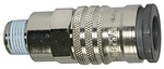 Quick-connect coupling I.D. 10, High flow rate, R 3/8 ET