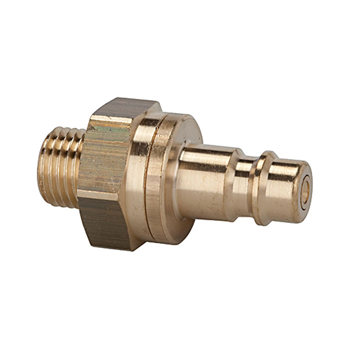 Nipple for I.D. 7.2 - 7.8, locking on both sides, Brass, G 1/8 ET