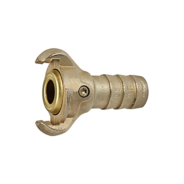 Jaw coupling with hose connection, I.D. 25 (1"), with brass seal