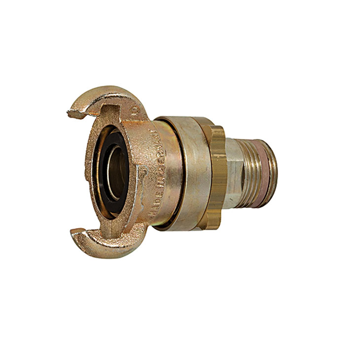 Safety jaw coupling with exterior thread, G 3/8, DN 10