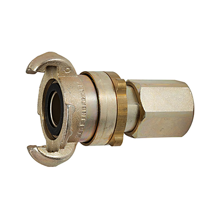 Safety jaw coupling with interior thread, G 3/8, DN 13