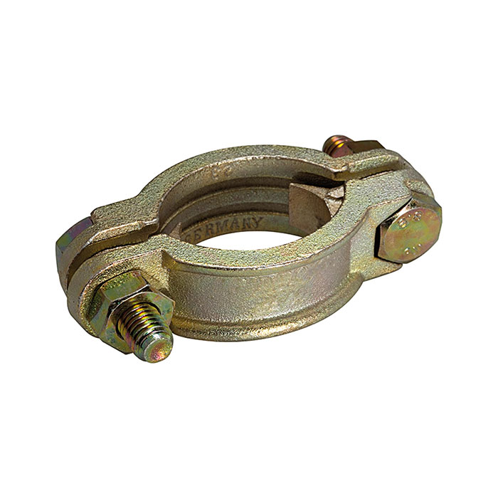 Hose clamp, 2-part, Clamping range 22 - 29 mm, I.D. 13 (1/2")