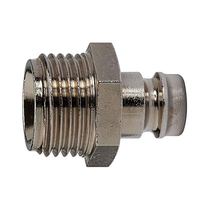 Tempered plug-in nipple DN 6, Exterior thread, M10x1, AF 11