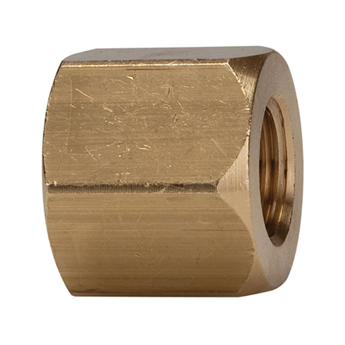 Bushing, exterior hexagonal, reducing, G 3/4 i., M14x1.5 i. Brass