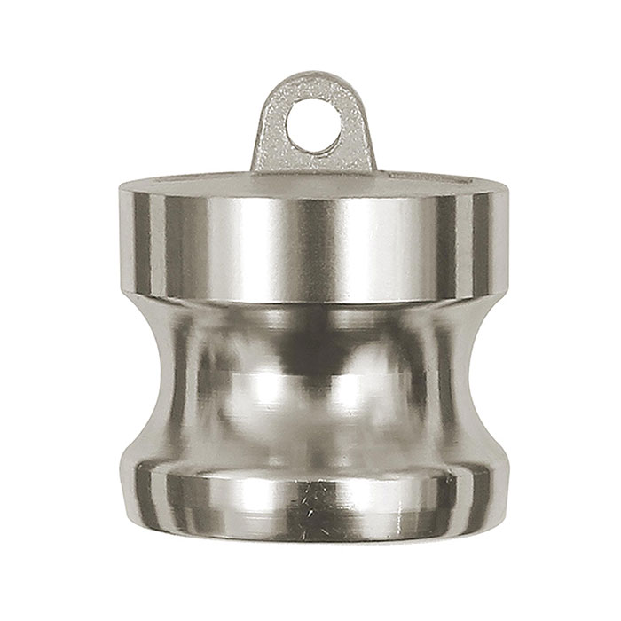 Kamlok cap plug, DP type, St. steel 1.4401, Size 2, Plug Ø 63