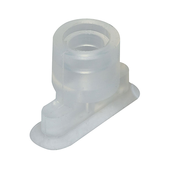 Flat suction cup, oval, Silicone material, »SGO« Ø15x5