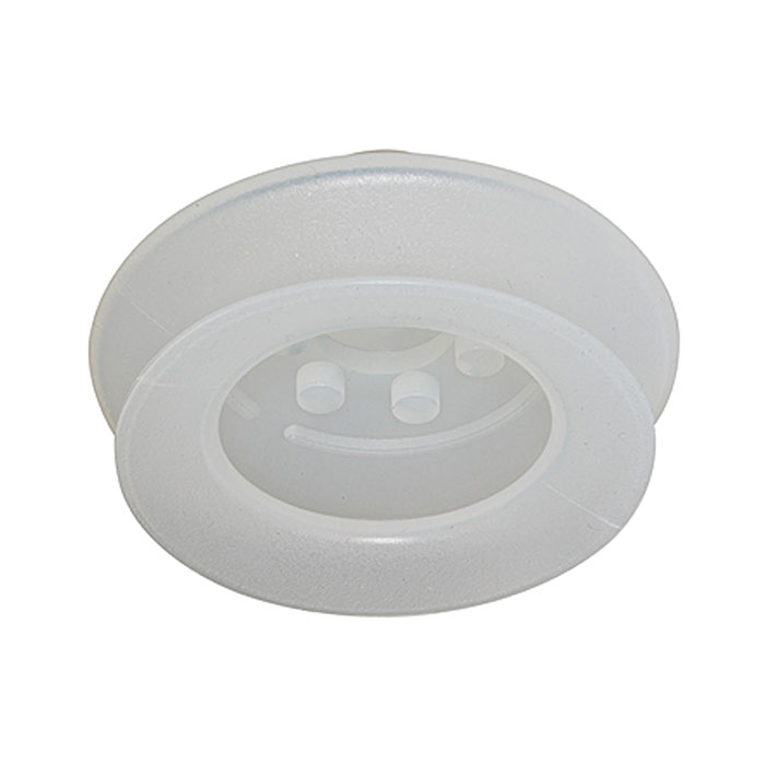 Bellows suction cup, Round 1.5 folds, Silicone material, FGA ø11