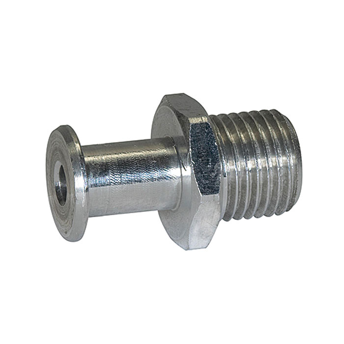 Connection nipple for bellows suction cup, round, »FGA« Ø32-52