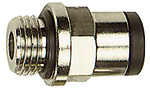 Straight push-in fitting »click-clock« M5 o., hose exterior Ø 3