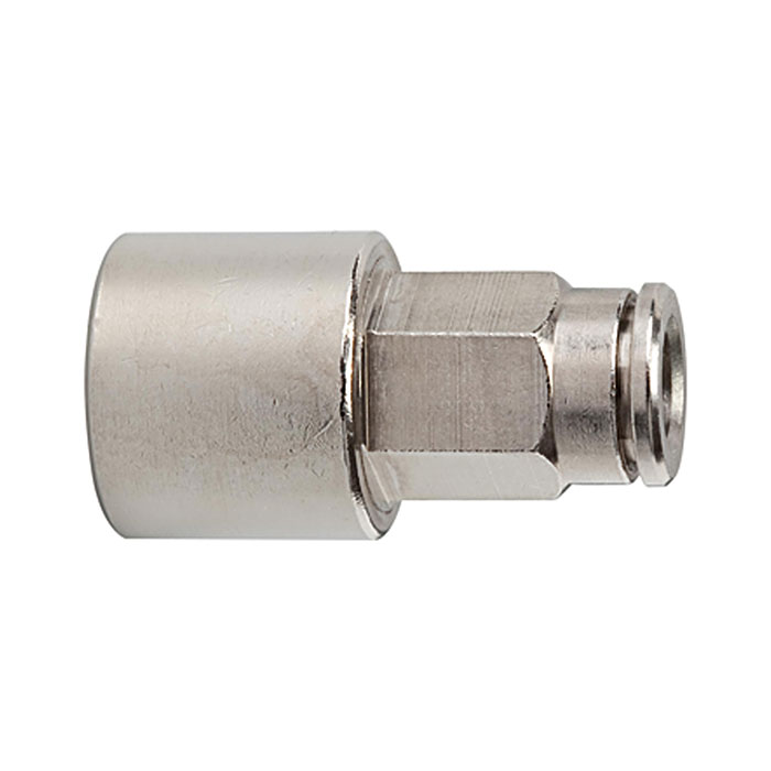 Straight push-in fitting »metallica« G 1/8 i., hose exterior Ø 4