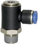 Push-in L-fitting »Blue Series«, rotating, R 1/8 o.