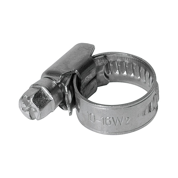 Worm thread - hose clamp »blow line«, Chrome steel, 12.0 - 20.0