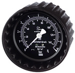 Pressure gauge, 0 - 12 bar/170 psi, 80 mm Ø, for plugging