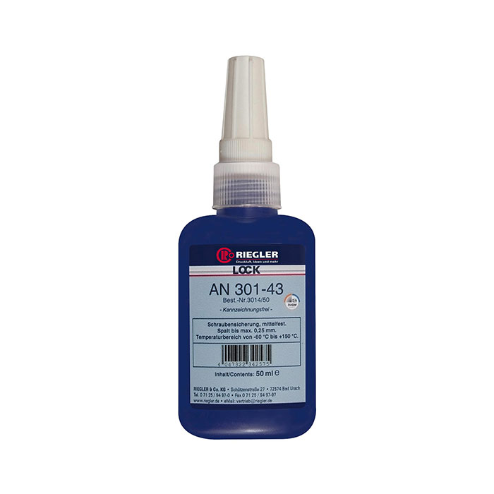 Lock AN 301-43, Anaerobic glue, Medium tight, 50 ml