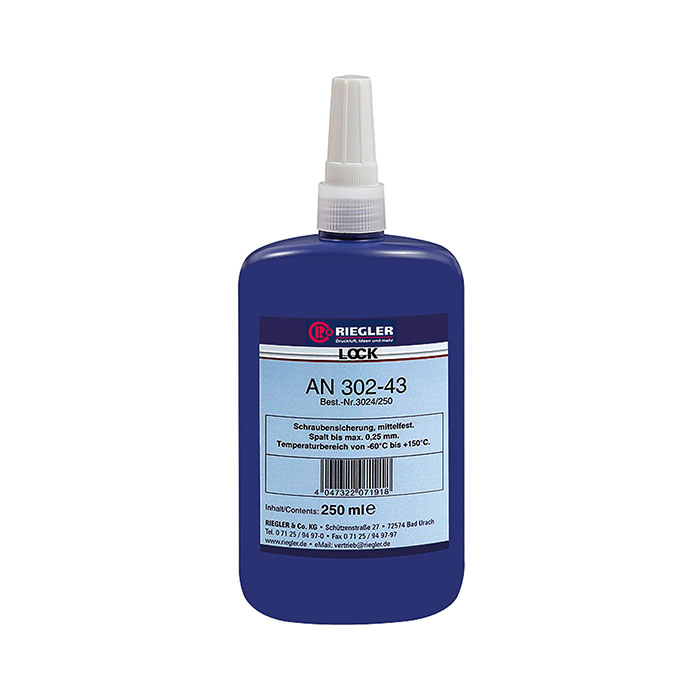 Lock AN 302-43, Anaerobic glue, Medium tight, 10 ml