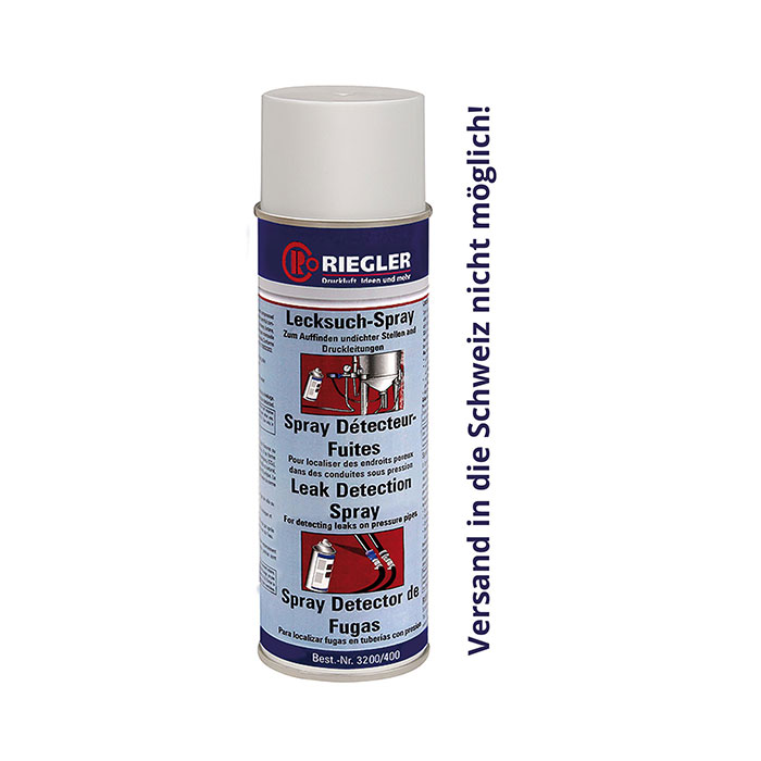 RIEGLER Lecksuch-Spray, DVGW-Zulassung, 400 ml