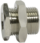 Bulkhead fitting »value line«, M16x1.5 o., G 1/8 i.