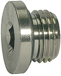 Stopper O-ring »value line«, G 3/8, Hexagonal socket 8 mm