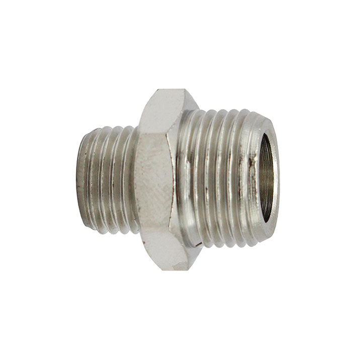 Double threaded nipple »value line«, G 1/4, G 1/2, AF 24,