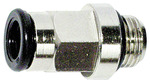 Straight screw-in fitting »value line«, M5 o., for hose Ø 6