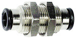 Bulkhead fitting »value line«, M10x1, for hose exterior Ø 4 mm