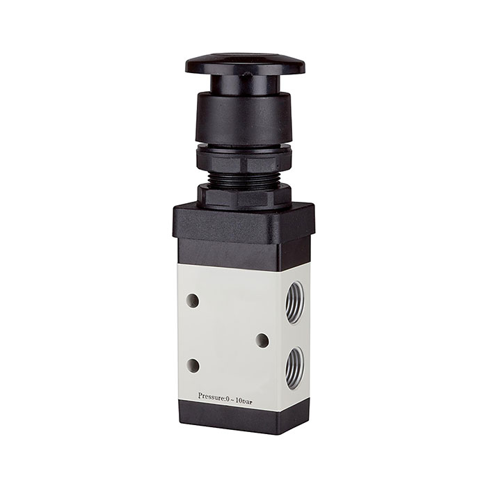 3/2-way valve manual »M3« Palm button, NC, monostable, G 1/8