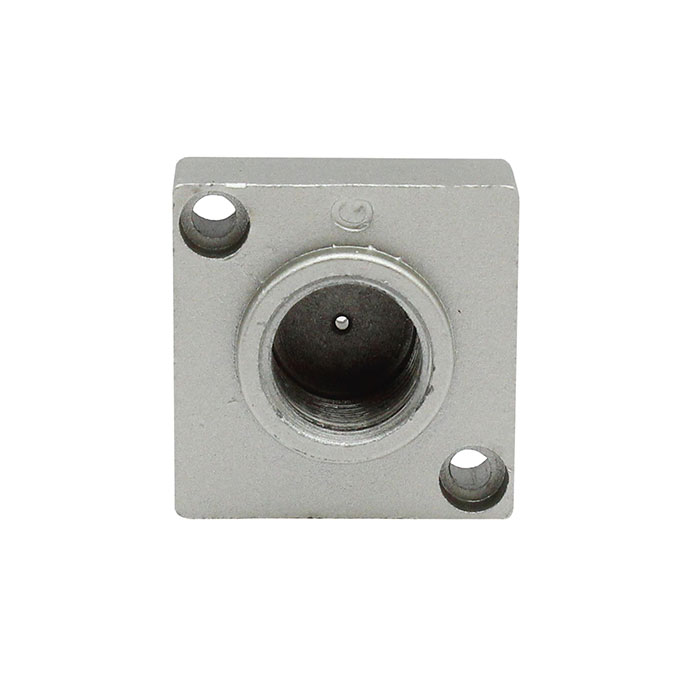 Adapter plate for mounting standard pressure gauges (round)