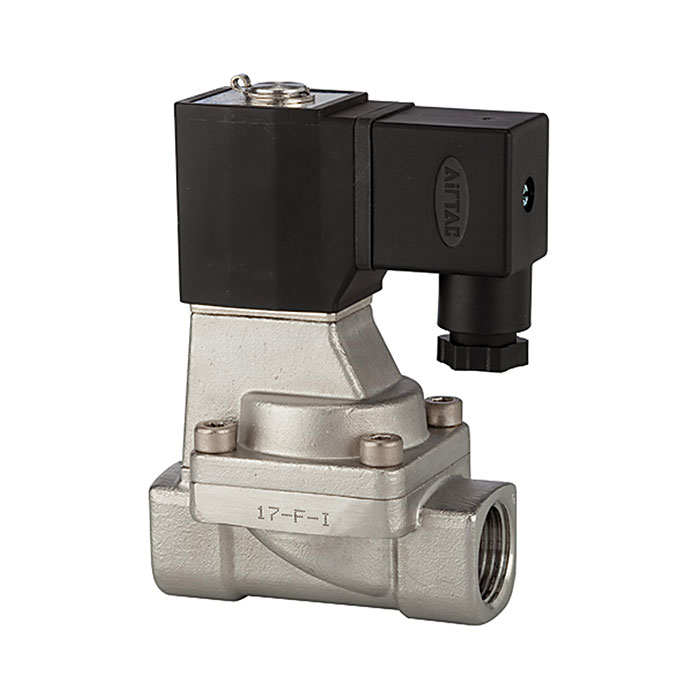 2/2-way solenoid valve NC, pilot operated, 230 V, 50 Hz