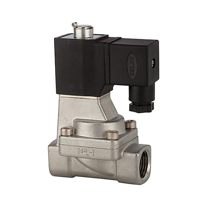 2/2-way solenoid valve NO, pilot operated, 24 V DC, G 3/4