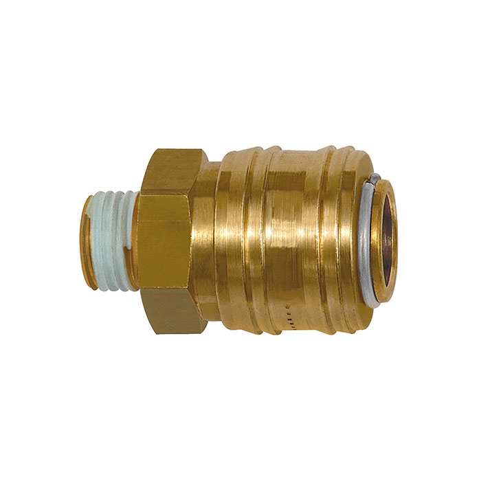 Quick-connect coupling I.D. 7.2, G 1/4 ET, Thread coating