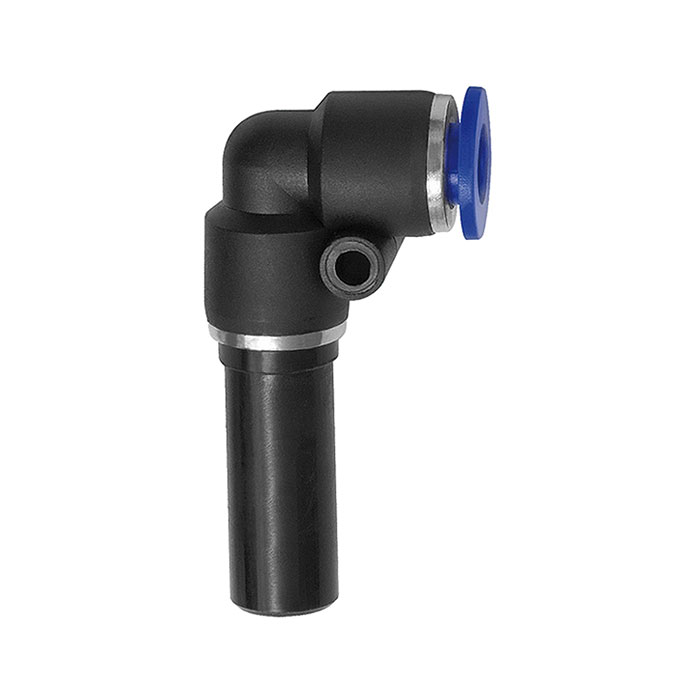 Push-in L-connector, Plug nipple 4 mm »Blue Series« hose Ø 4