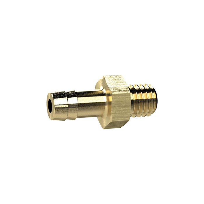 Screw-in hose connector, M3, for hose I.D. 3 mm, AF 5