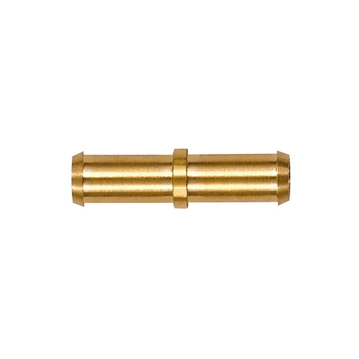 Straight hose connection supports, for hose I.D. 2 mm, brass