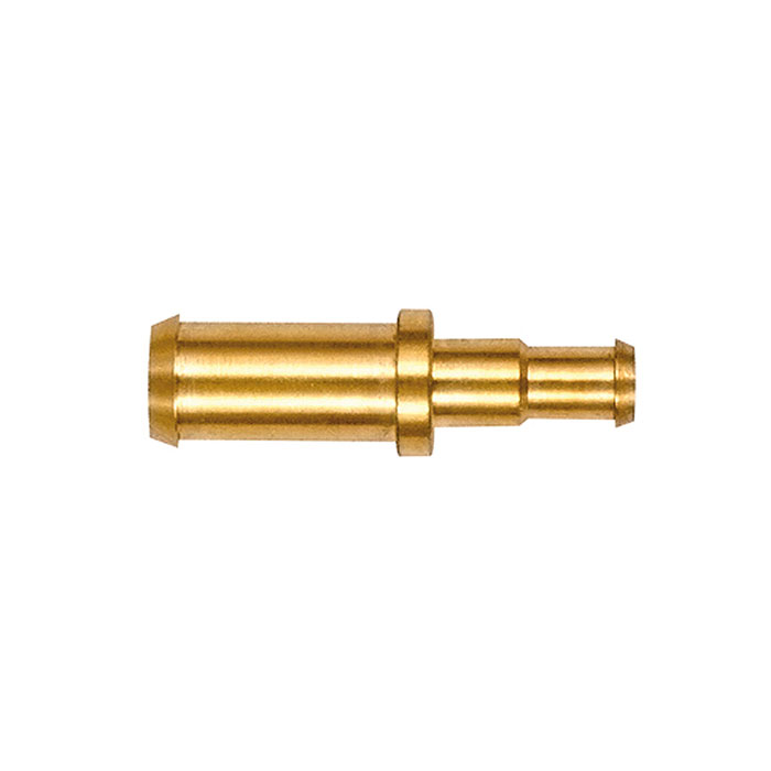 Straight reducing supports, for hose I.D. 3/2 mm, brass